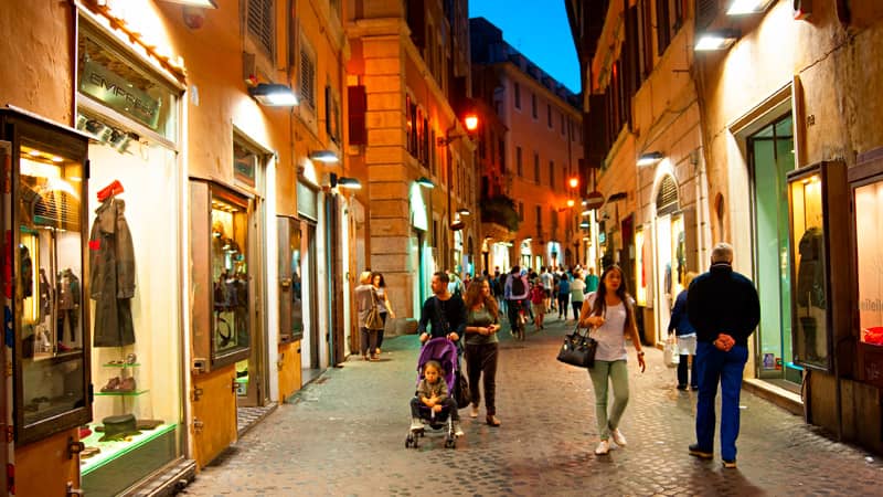 shopping tour from rome